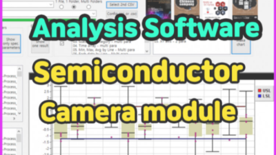카메라모듈, 반도체 분석 프로그램 (EDA)가 지원하는 데이터 분석용 차트 소개